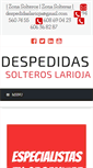 Mobile Screenshot of despedidassolteroslarioja.com